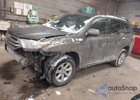 2012 Toyota Highlander Se V6 из США, поврежденный, VIN 5TDBK3EH4CS150861